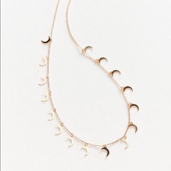 Lucky Charm Moon Necklace 